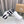 Loewe x on Angpao Couple Running Sneakers White Nylon Calfskin 597424
