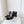 Chanel 26 Turnlock 85 Black Sandal Mule in Lambskin 597392