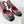 Chanel 26 High Heels Burgundy Black 90 in Lambskin 597386