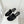CC 26 Sandal 90 Black Rhinstone Deer Hide 597375