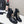 Chanel CC Combat Short Boots With Pearl Black in Calfskin 597894