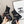 Chanel Chain Sock Ankle Boots Black Wool Flyknit 597917