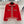 Chanel 25 Knitted Cardigan with Contrasting Trim Red in Wool 801436