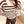 Chanel 26 Collared Color-Blocked Striped Polo White Red in Wool Blend 799250