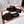 HM Oran Sandal Chocolate Wool 598201