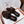 HM Oran Sandal Chocolate Wool 598201