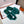 HM Oran Sandal Turquoise Wool Velvet 598192