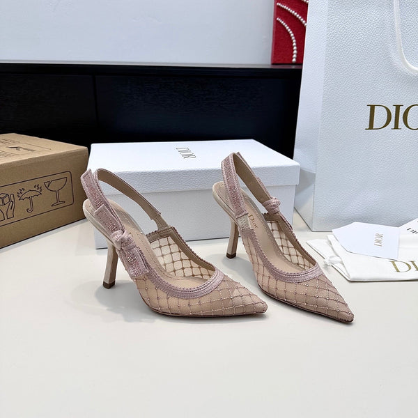 Dior J'Adior Slingback High-Heel 65 Pink in Sheepskin 598142