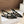 CD Ribbon Lace Open-toe Black Sandals in Sheepskin 598114