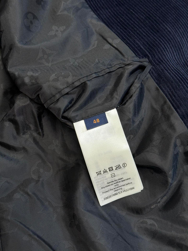 LV Corduroy V-neck Jacket 492789