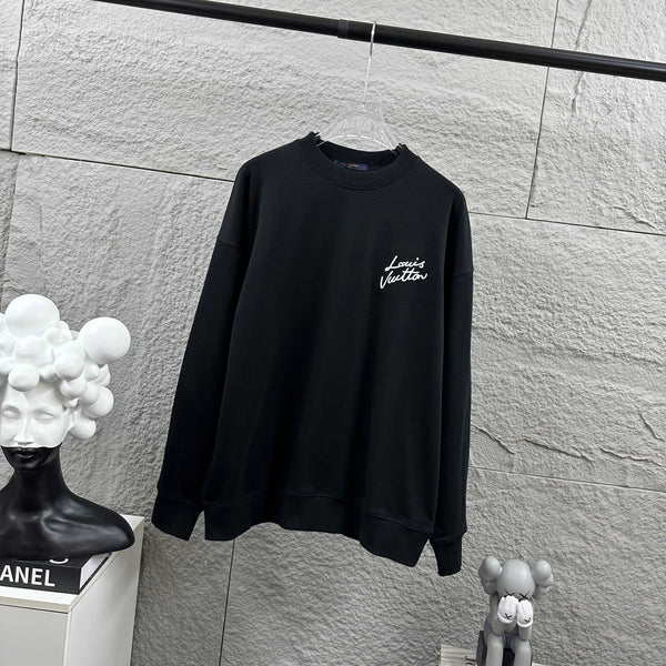 LV Long-Sleeve Crew Neck Sweatshirt 492263