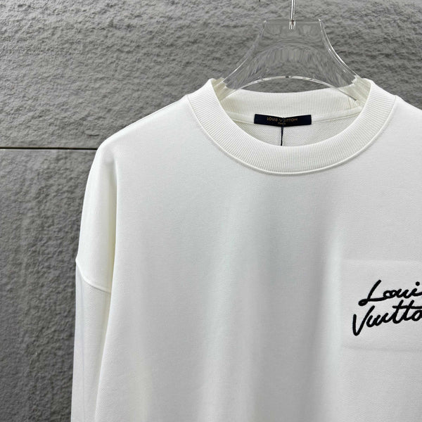 LV Long-Sleeve Crew Neck Sweatshirt 492261