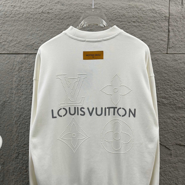 LV Long-Sleeve Crew Neck Sweatshirt 492253