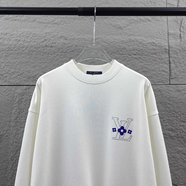 LV Long-Sleeve Crew Neck Sweatshirt 492251