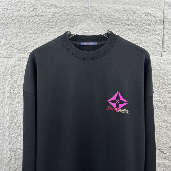 LV Long-Sleeve Crew Neck Sweatshirt 492243