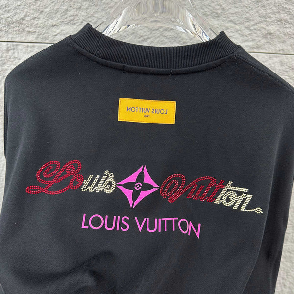 LV Long-Sleeve Crew Neck Sweatshirt 492243