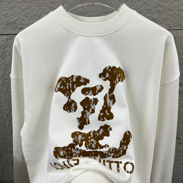 LV Long-Sleeve Crew Neck Sweatshirt 492237
