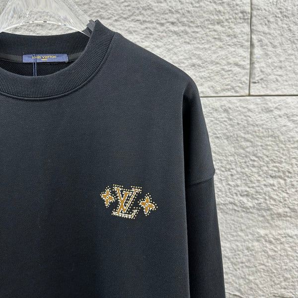 LV Long-Sleeve Crew Neck Sweatshirt 492229