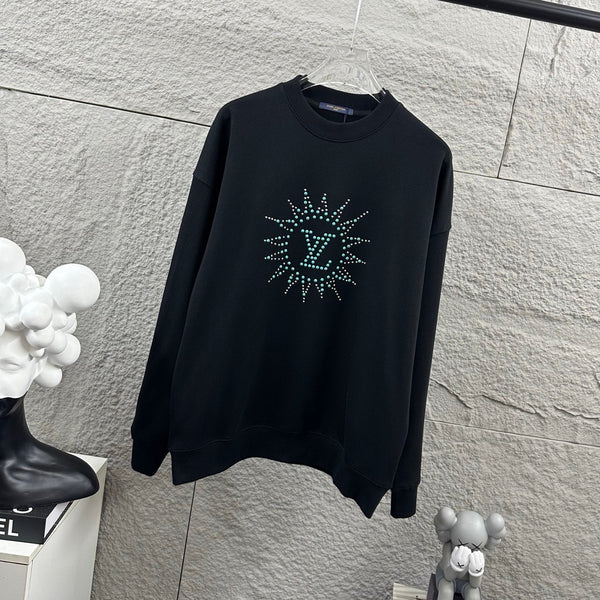 LV Long-Sleeve Crew Neck Sweatshirt 492223