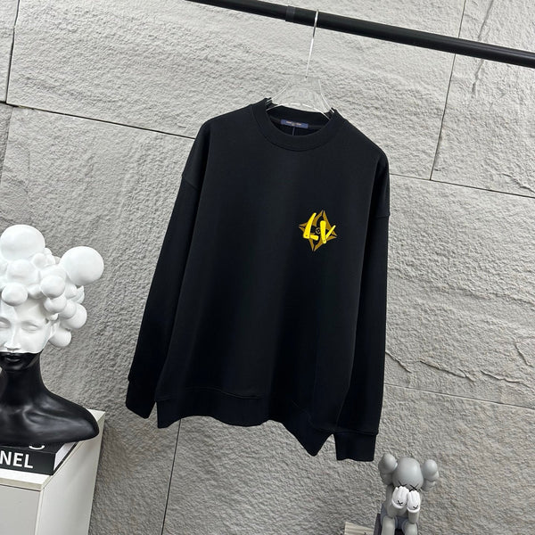 LV Long-Sleeve Crew Neck Sweatshirt 492219
