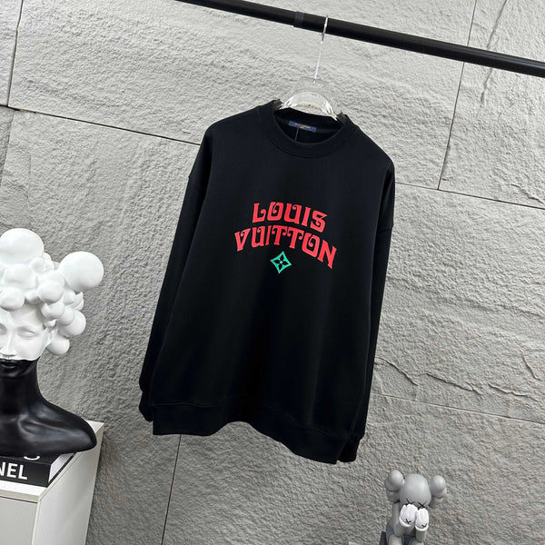 LV Long-Sleeve Crew Neck Sweatshirt 492215
