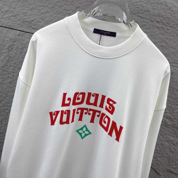 LV Long-Sleeve Crew Neck Sweatshirt 492213