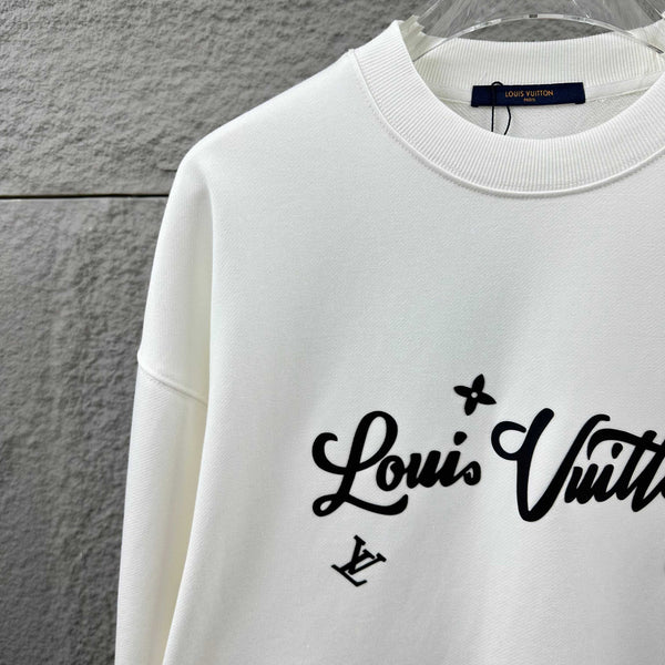 LV Long-Sleeve Crew Neck Sweatshirt 492183