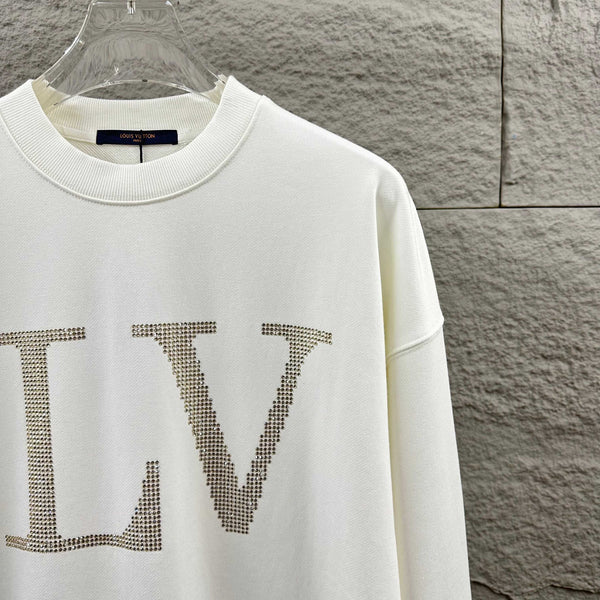 LV Long-Sleeve Crew Neck Sweatshirt 492179