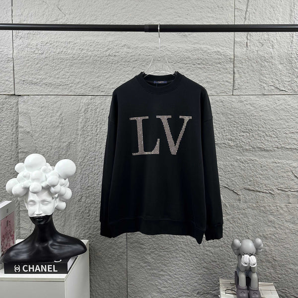 LV Long-Sleeve Crew Neck Sweatshirt 492177