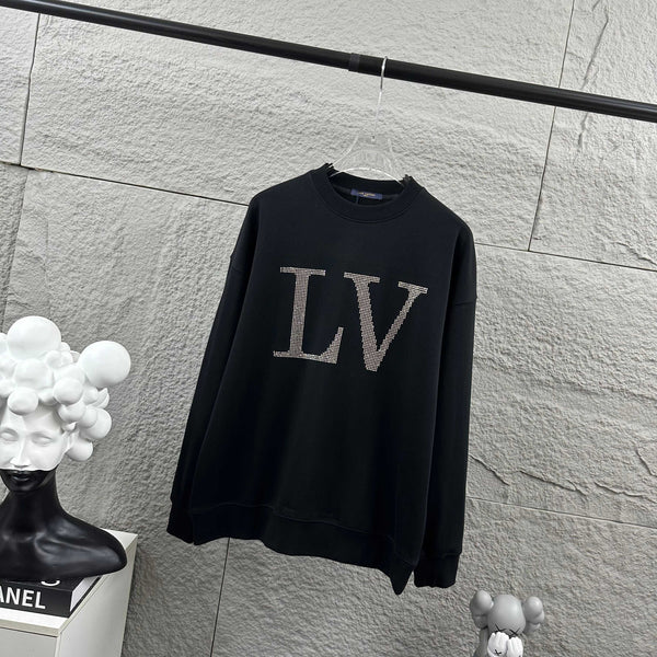 LV Long-Sleeve Crew Neck Sweatshirt 492177