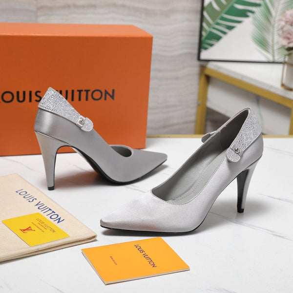 LV 26ss Legacy Pumps 95 Silver in Cowhide 600648