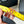 CC Women's Belt 3.0CM Yellow Black Cowhide Red Buckle 616967