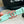 CC Women's Belt 3.0CM Mint Green Black Cowhide Red Buckle 616962