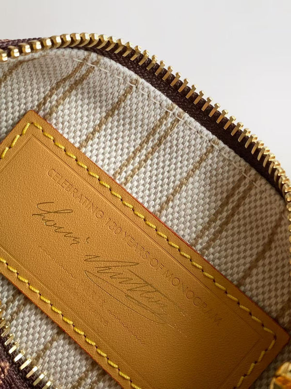 LV Nano Speedy Bag 26 Brown in Monogram Coated Canvas 278088