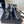 CC Platform Ankle Boots Black in Leather With Fur Lining 611709