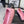 CC Ballet Flats Pink in Cowhide 611701