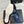 Chanel 26C Ballet High Heels Dark Blue in Silk 616004