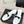 Chanel  26C Double C Bow Slippers High Heel White in Mesh 615704