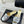 CC 26s Bow Slippers High Heel 35mm Silver Metallic Satin Sheepskin 615748