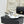 CC Classic Rhinestone Double C Bow Kitten Heel Slippers White in Cowhide 615816