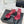 Chanel 26C Open-Back High-Heel Sandals Red Black in Leather 615702