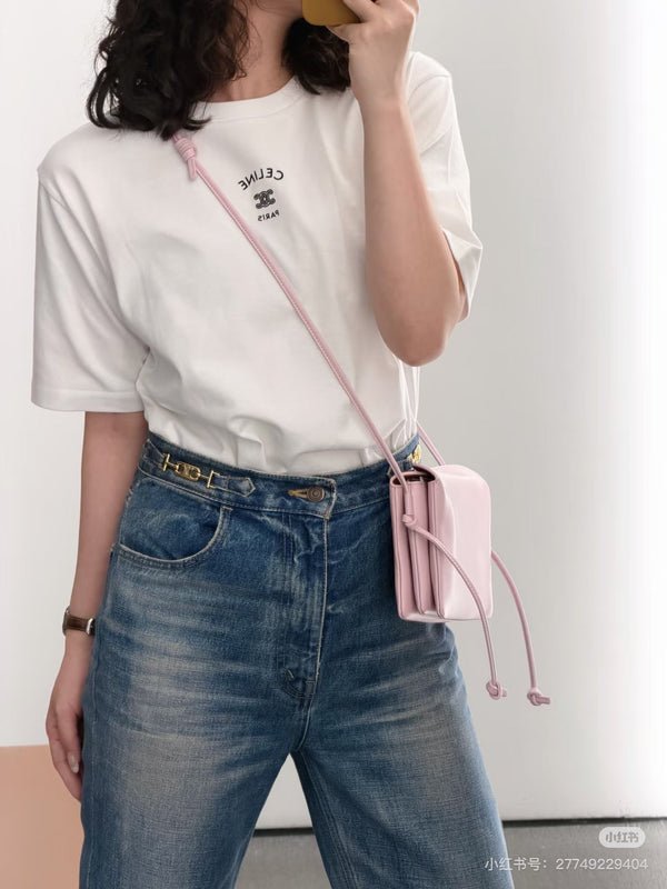 Celine 26ss Short-Sleeve T-Shirt White in Cotton