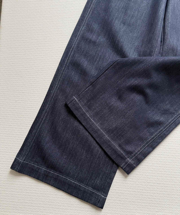 Celine 26SS Straight-leg Jeans Navy Blue in Denim