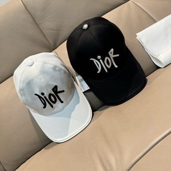 Dior Baseball Cap with Dior Embroidery Black in Cotton 191931