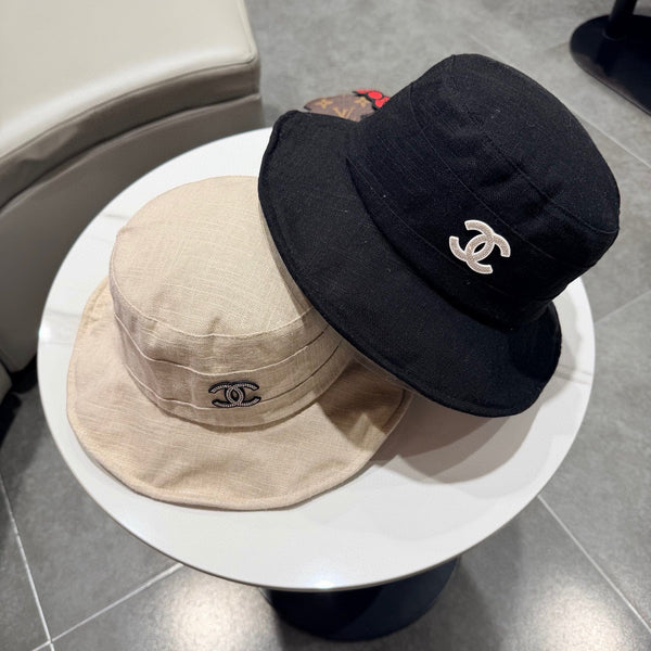 Chanel Style Fisherman Hat Black in Cloth 192299