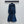 Hermes 26 Printed Waist-Waisted Maxi Dress Blue in Mulberry Silk 137386