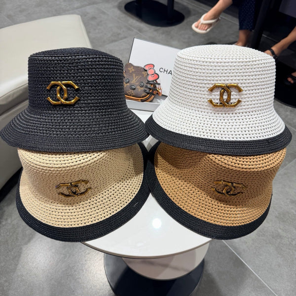 Chanel 26 Bucket Hat White in Straw 197775