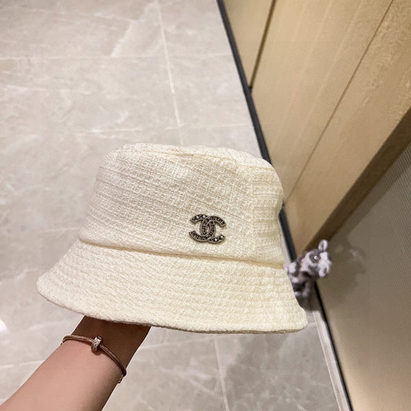 Chanel  Fisherman's Hat White in Cloth 197682