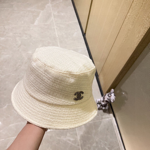 Chanel  Fisherman's Hat White in Cloth 197682