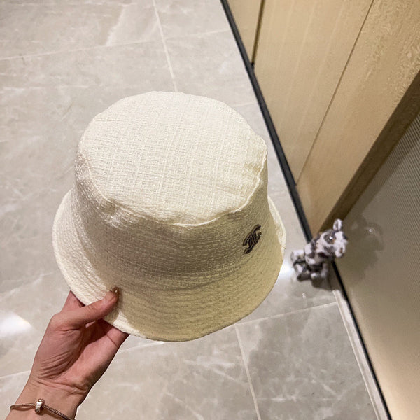 Chanel  Fisherman's Hat White in Cloth 197682